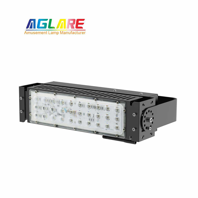 LED彩色投光灯 带？50W变色RGB泛光灯