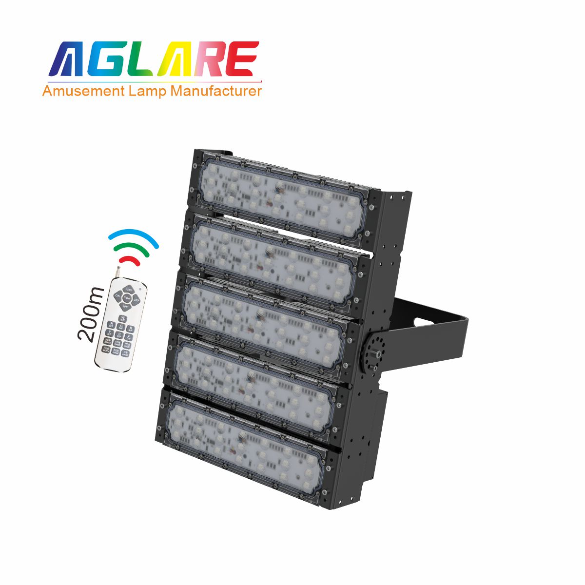 250W LED彩色投光灯RGB景观灯户表射灯带？仄