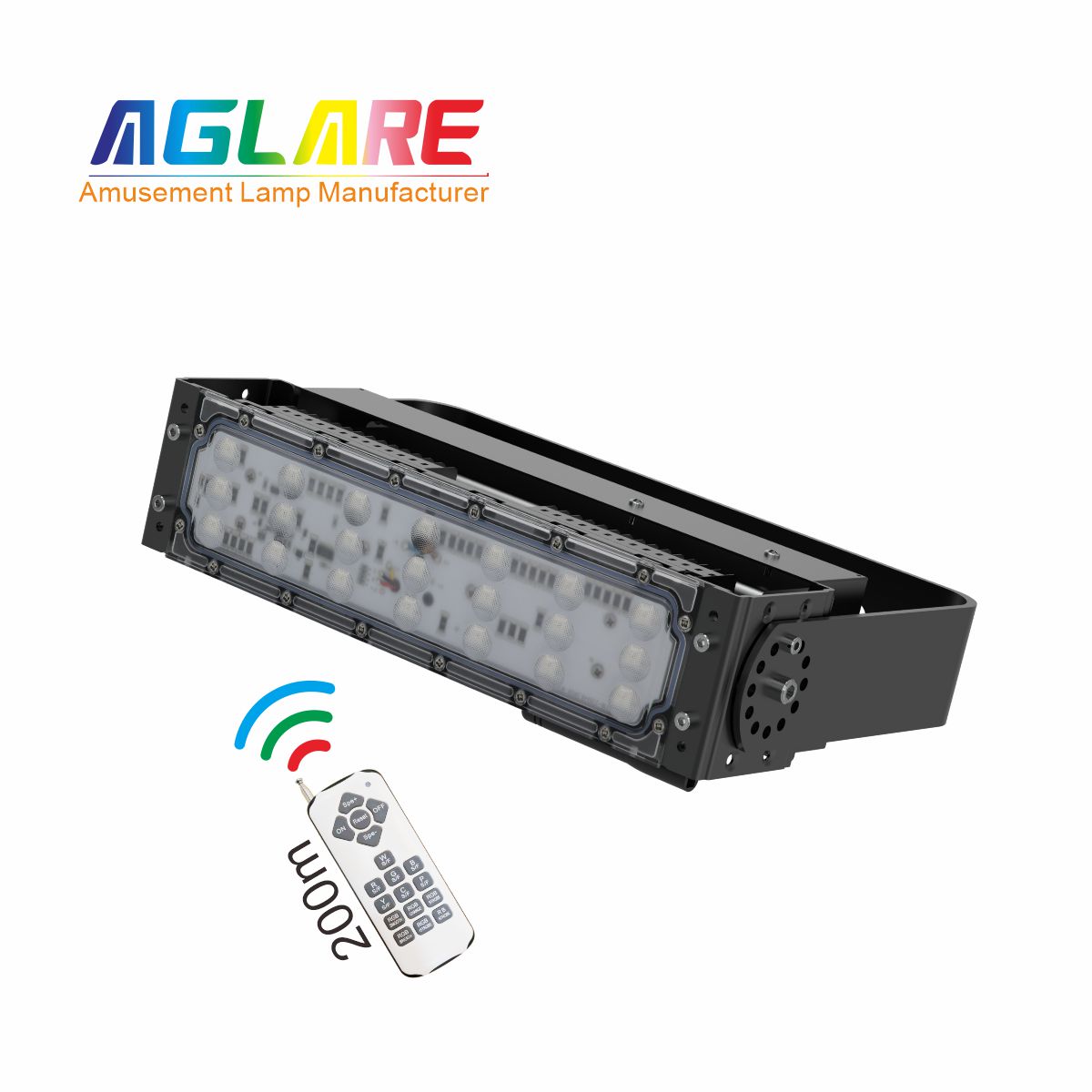 50W LED彩色投光灯带？仄