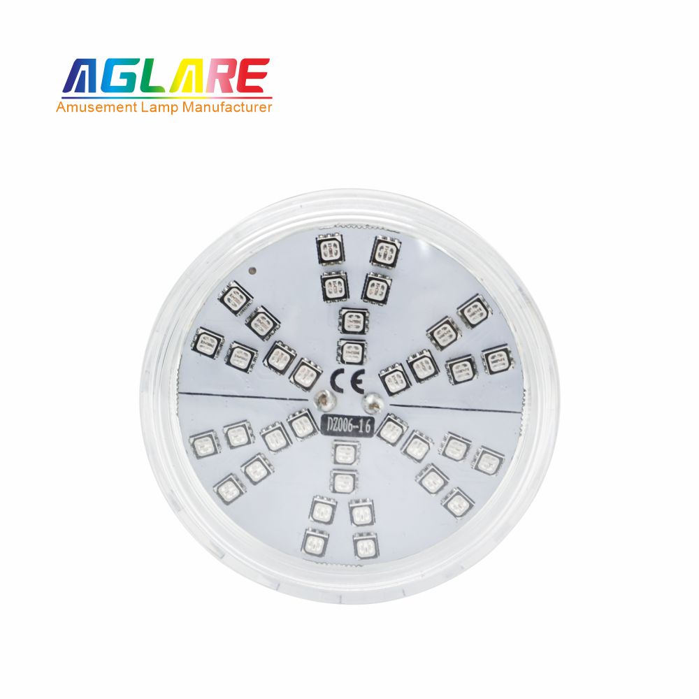 60mm RGB LED游乐场灯1-16自动法式旋转成效- AC24V， 42led