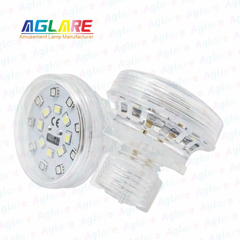 DW002法式1-16，AC24V 38mm RGB+W LED灯用于游乐设施