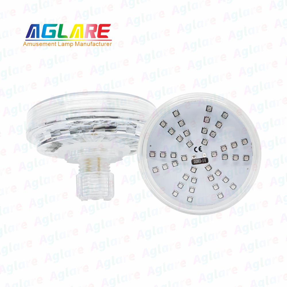 80mm RGB自动LED灯1-16旋转成效的游乐设施- AC24V， 48led